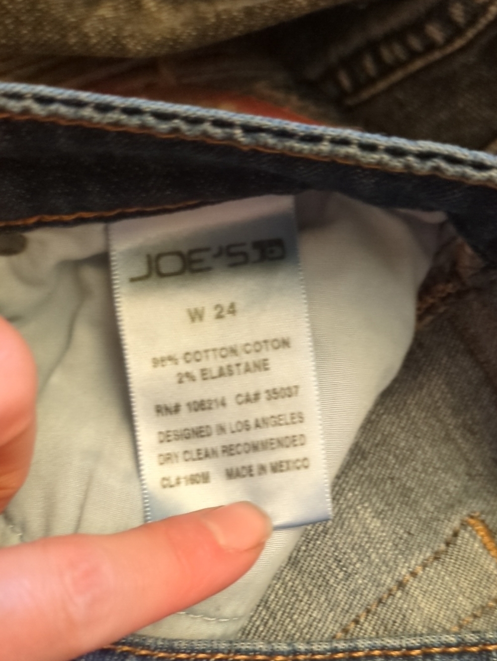 Joes Jeans Dark Wash Emmie Denim Shorts - Picture 5 of 6